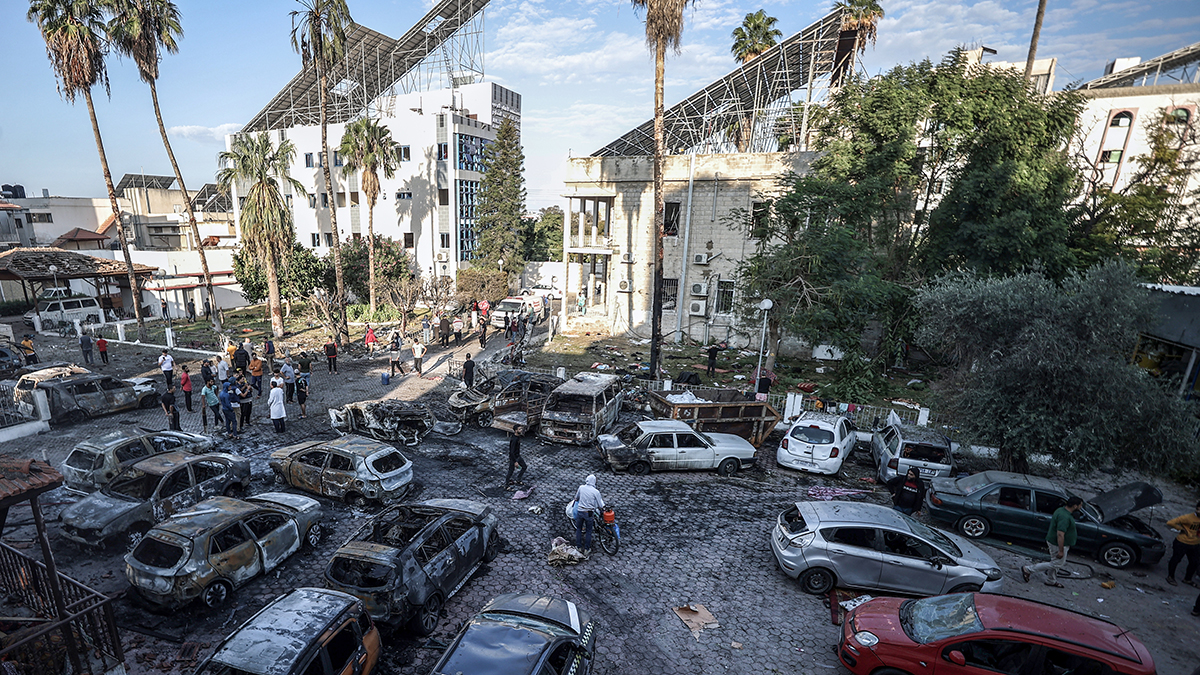 Israel-Hamas war live updates: US assessment is Israel 'not responsible'  for hospital blast