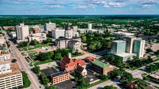 The State Capitol in Topeka, Kansas, in 2020.