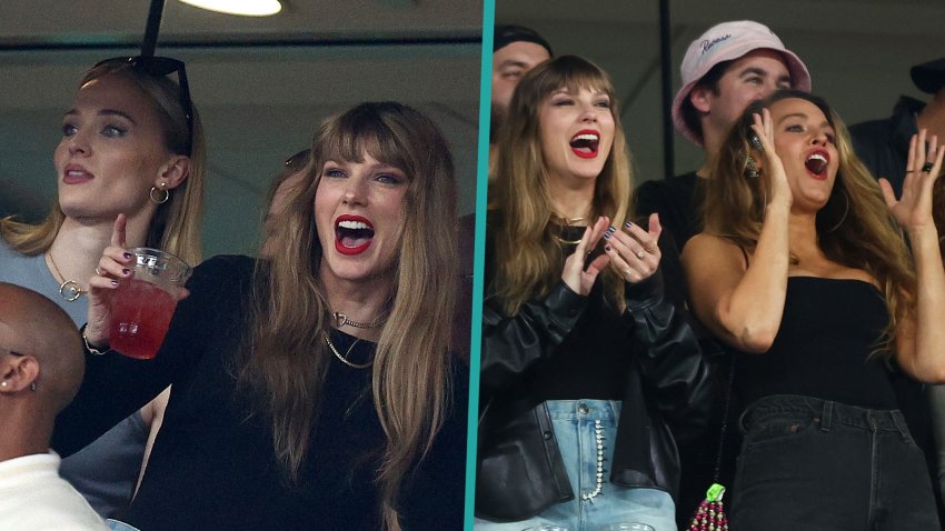 Taylor Swift brings Sophie Turner & Blake Lively to Travis Kelce's game