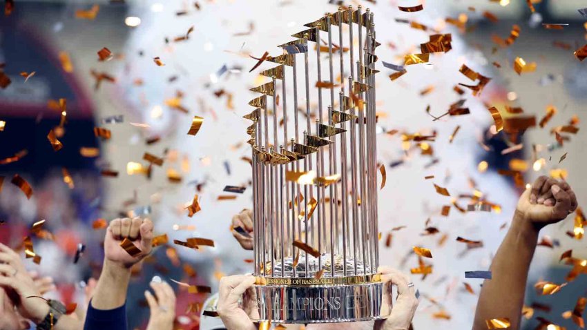 Los Angeles Dodgers 2020 World Series Champions Trophy Replica FOCO