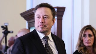 Elon Musk arrives for a bipartisan Artificial Intelligence (AI) Insight Forum for all U.S. senators hosted by Senate Majority Leader Chuck Schumer (D-NY) at the U.S. Capitol in Washington, U.S., September 13, 2023.