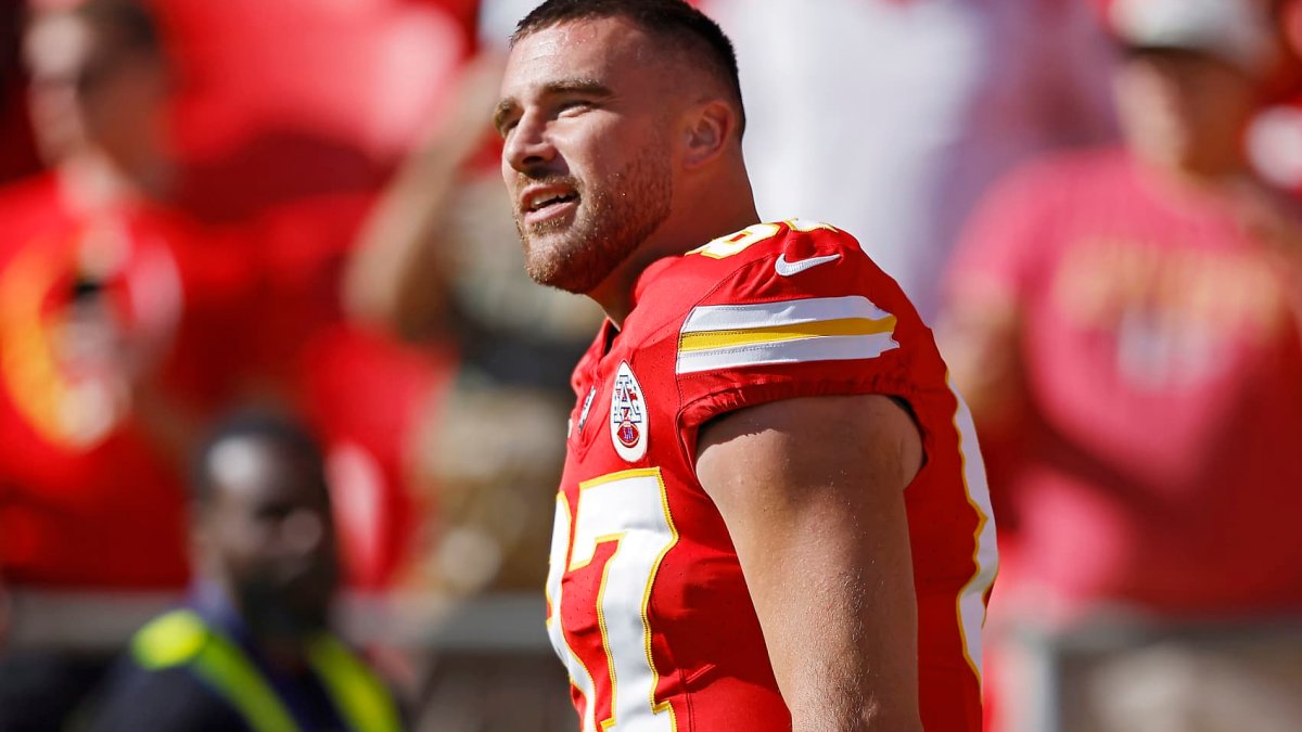 Travis Kelce has shot to the top of the NFL fashion stakes after