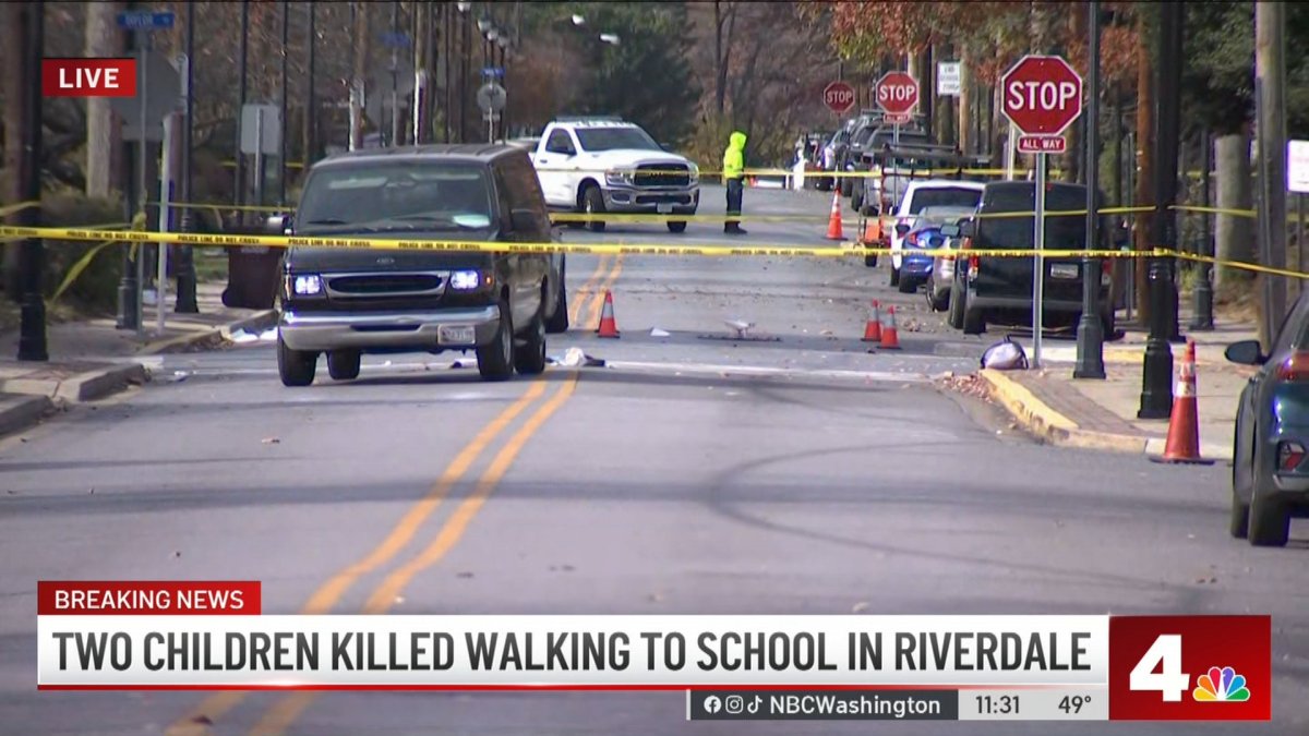 2 children killed while walking to school in Riverdale – NBC4 Washington