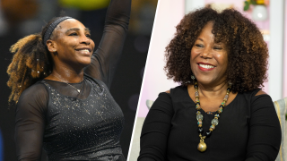 Split image of Serena Williams and Ruby Bridges.