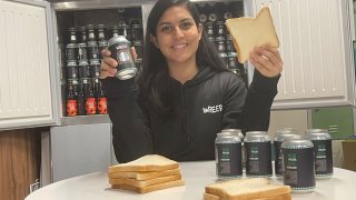 Anushka Purohit, the co-founder of Breer, a Hong Kong-based startup that turns leftover bread into craft beer.