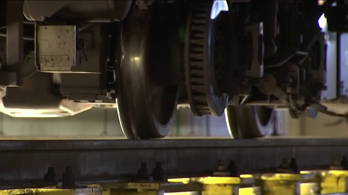 Metro replacing wheels on all 7000series railcars NBC4 Washington