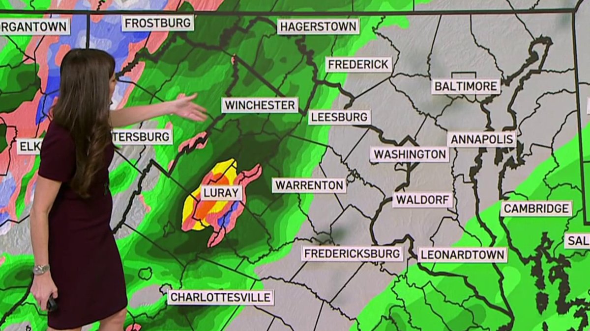 Small chance for wet snow to mix in with rain tonight, Wednesday ...