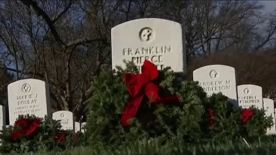 Wreath Across America volunteers to lay wreaths at Arlington National Cemetery