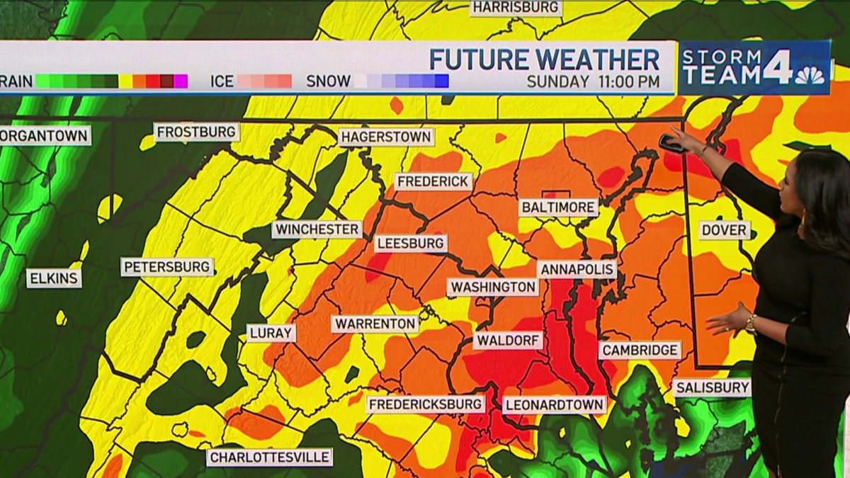 Evening Weather Dec. 16, 2023 NBC4 Washington