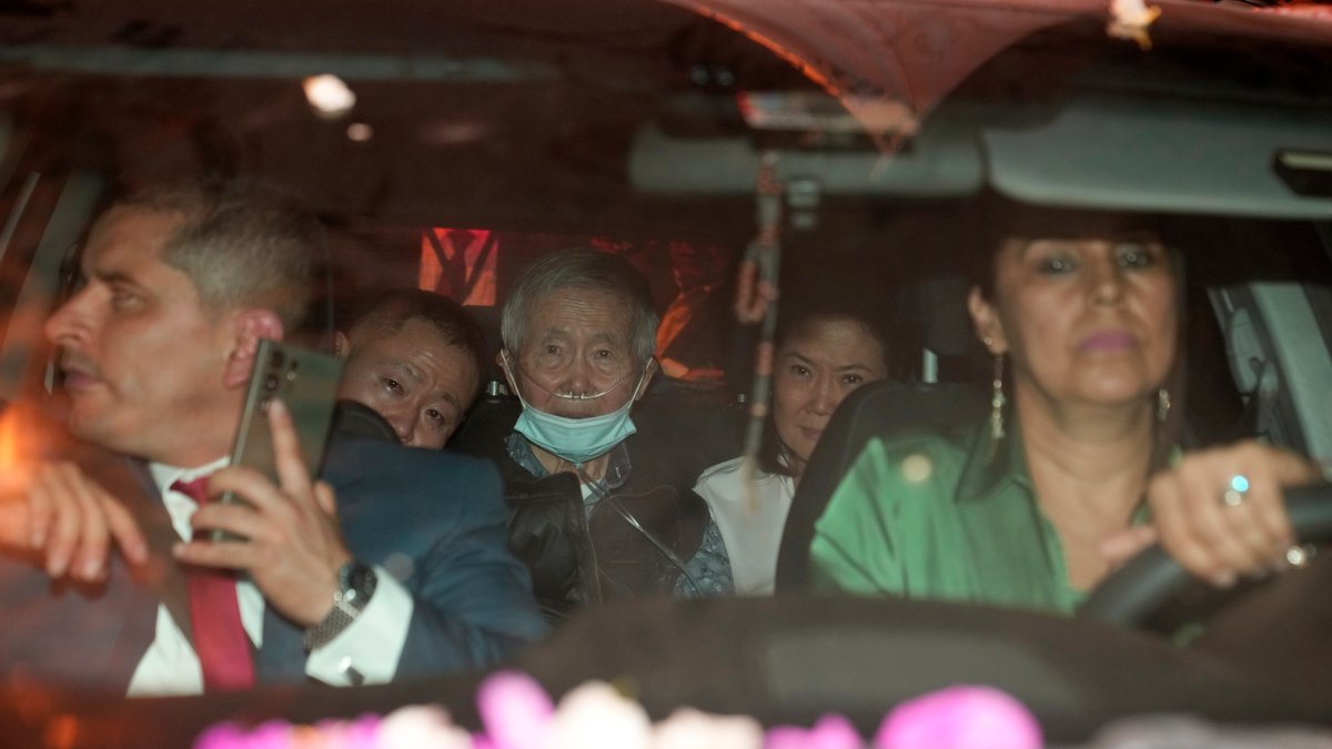 Former Peruvian President Fujimori freed from prison – NBC4 Washington - Vimarsana News