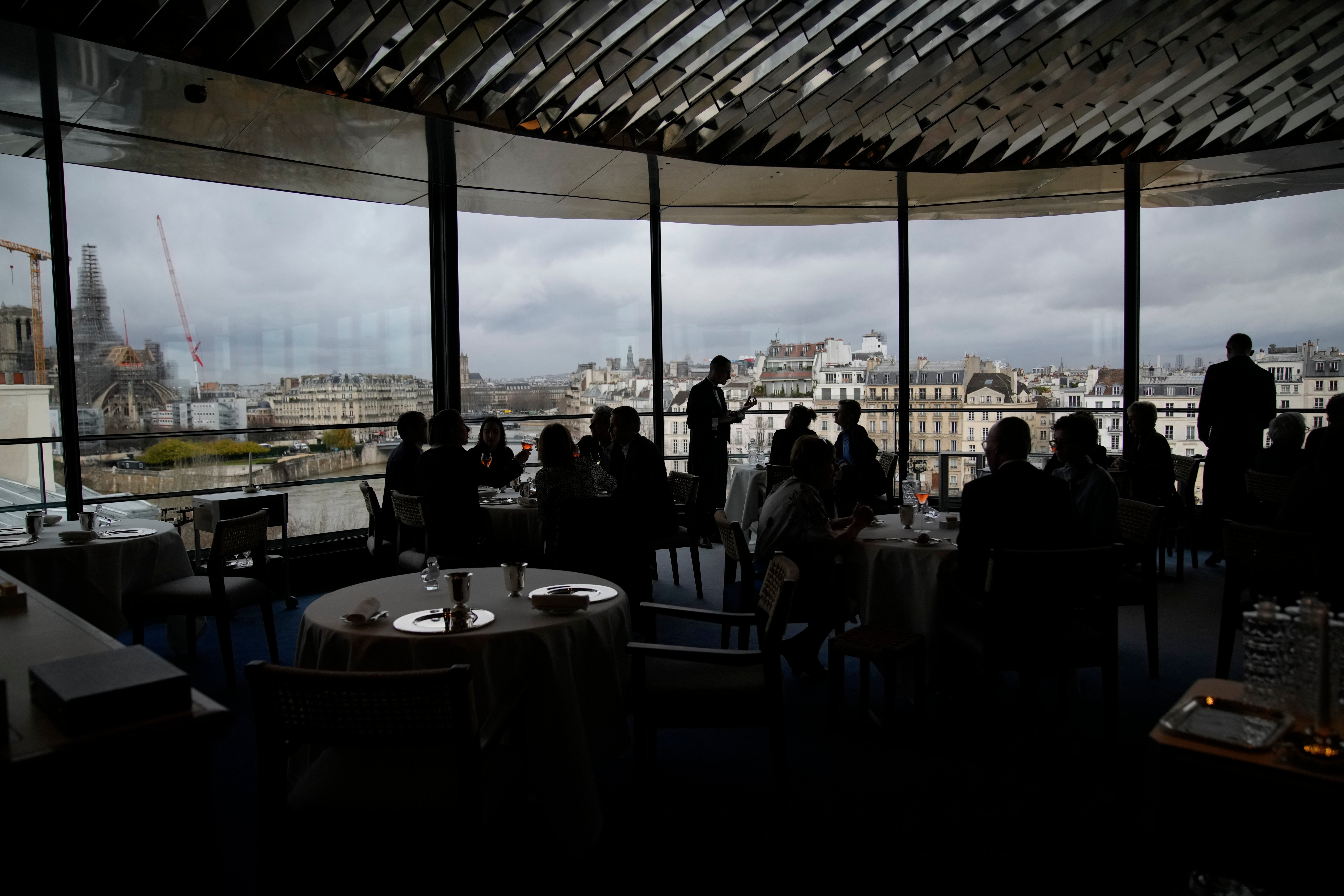 La Tour d'Argent restaurant in Paris.