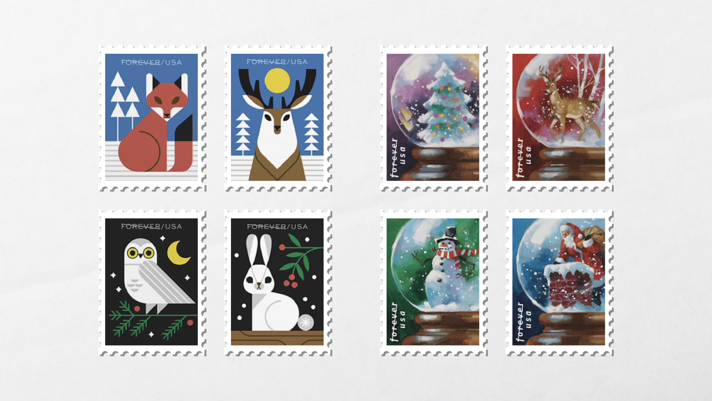 USPS unveils 2023 holiday postage stamps NBC4 Washington