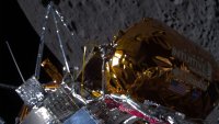Odysseus spacecraft is on its side on the moon, company says
