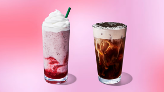 Starbucks’ Valentine’s Day drinks.