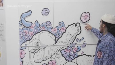 DC artist uses Cherry Blossoms as inspiration