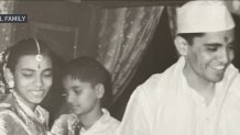 A photo of Sudah and Pandit Patil. Photo courtesy of the Patil family.
