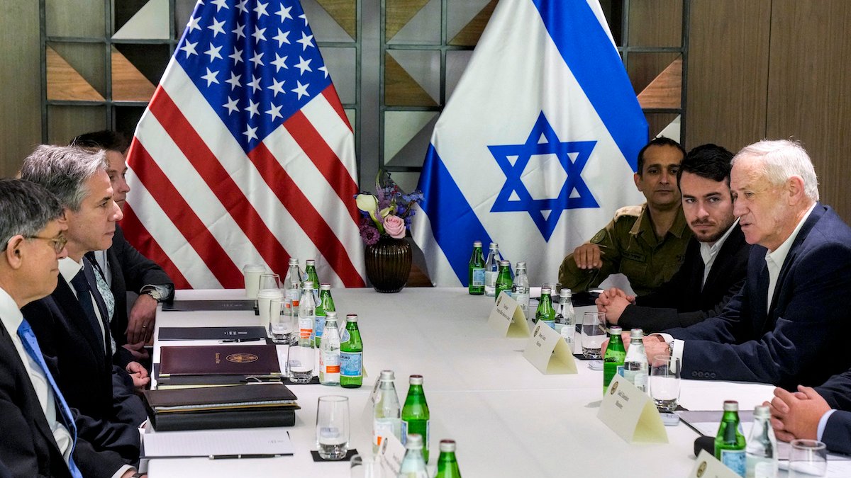 以停火推动为背景，以色列的本尼·甘茨访问华盛顿与美国领导人会晤