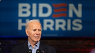 President Joe Biden speaks at a campaign event at Pullman Yards on March 9, 2024