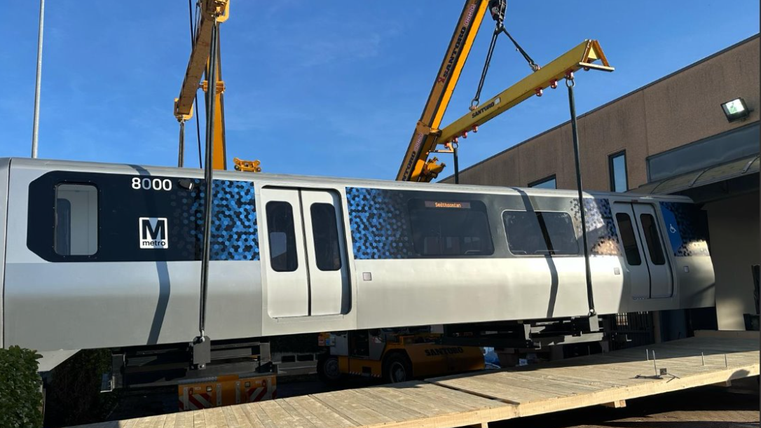 Photos: 1st look at Metro's 8000-series rail cars, electric buses