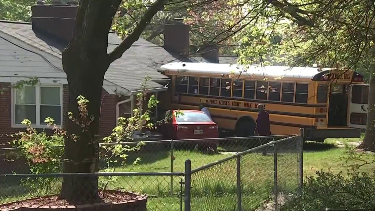 School bus crashes into home in Prince George’s County – NBC4 Washington