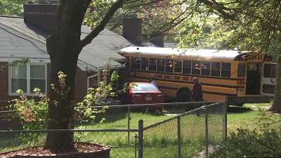 School bus crashes into home in Prince George's County