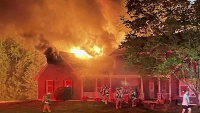 Neighbor, police officer help Prince William County family escape house fire