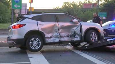 Officer hurt in crash on Annapolis Road in Prince George's County