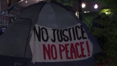 GW students continue protest after deadline to move encampment