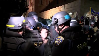 LAPD dismantles protester encampments at UCLA