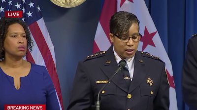 DC mayor, police chief speak about 33 George Washington U. protest arrests