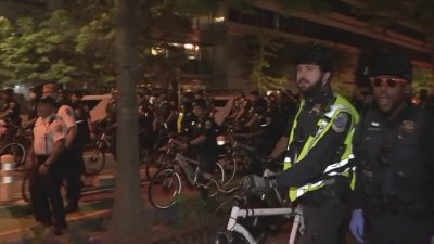 Protesters pepper-sprayed, 33 arrested as DC police clear GW encampment