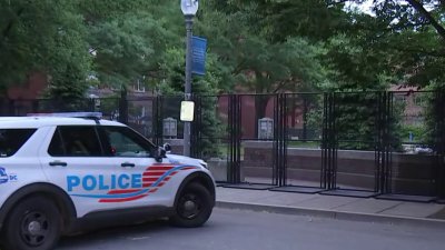 Security barriers installed at George Washington U. after DC police clear encampment