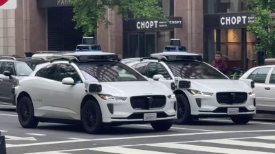 Waymo self-driving cabs seen cruising around DC