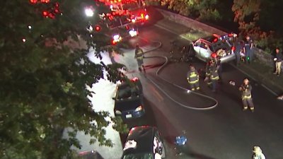 3 injured after multi-car crash in Rock Creek Parkway