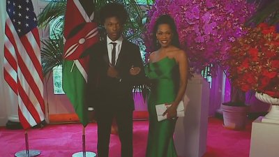 News4's Shawn Yancy attends state dinner with son Jax