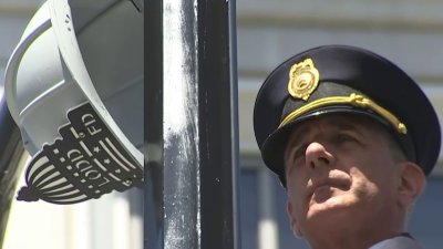 Memorial helmets installed across DC to honor fallen firefighters