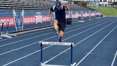 Tommy Tries It: Learning how to hurdle from Olympian David Oliver