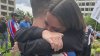 Young couple bonds over shared heartache of losing their dads in the line of duty