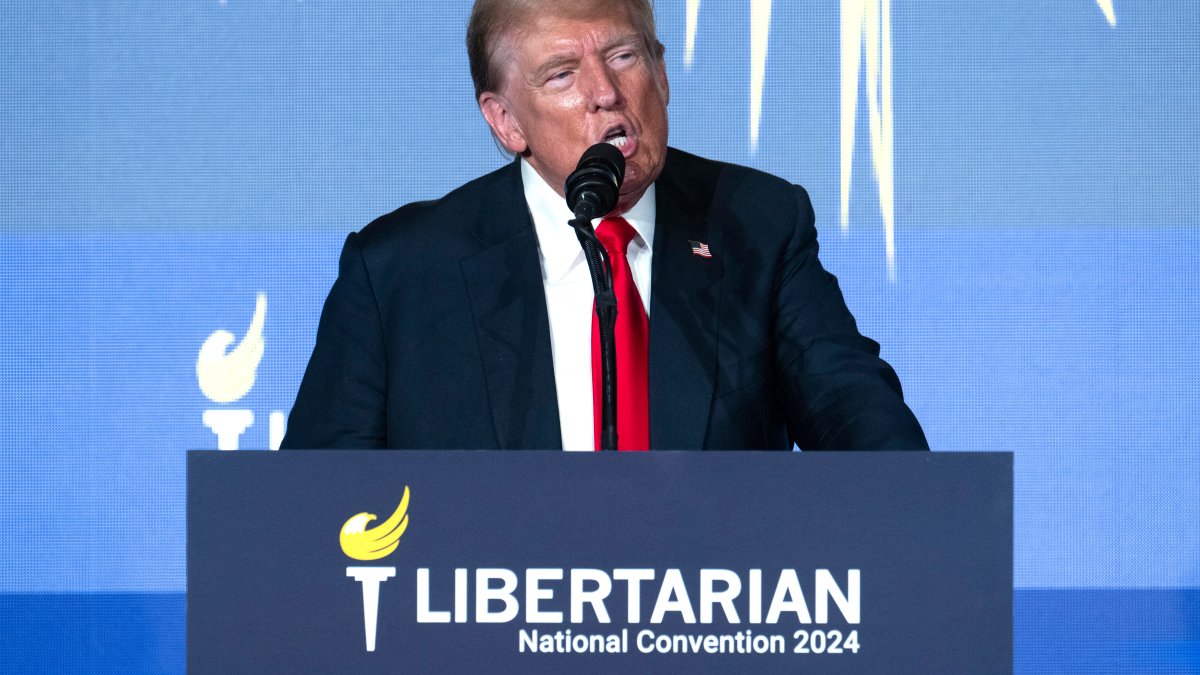 Trump booed as addresses the Libertarian Party convention NBC4 Washington