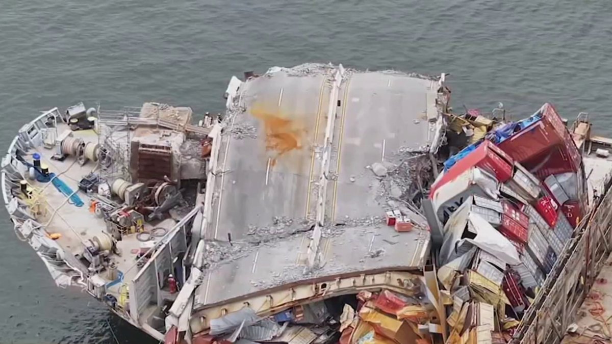 Only on 4 An upclose look at the damaged ship that hit Baltimore’s