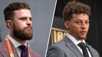 Patrick Mahomes and Andy Reid react to Harrison Butker's commencement speech