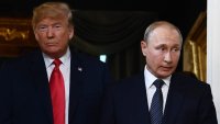 Putin says America is ‘burning from the inside' and U.S. courts are being used by Trump's rivals