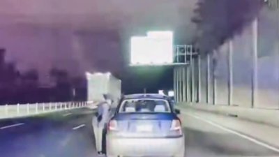 Stunning video shows trooper hit on Capital Beltway