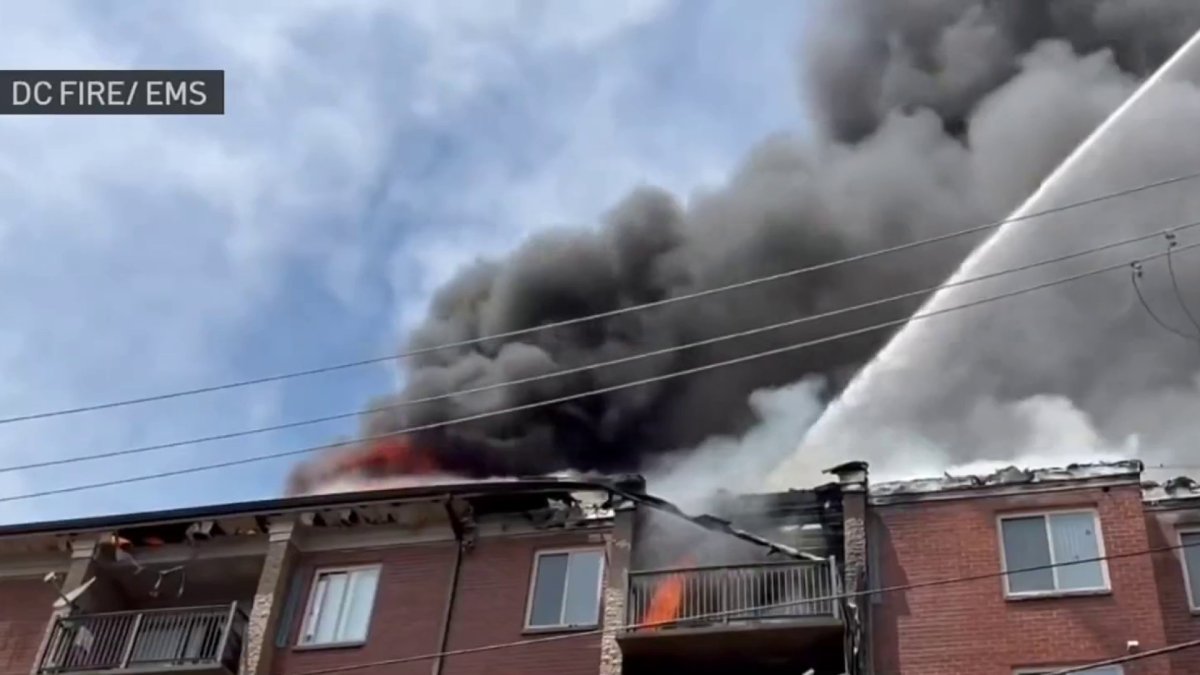 Residents displaced by 2-alarm apartment fire in SE DC – NBC4 Washington