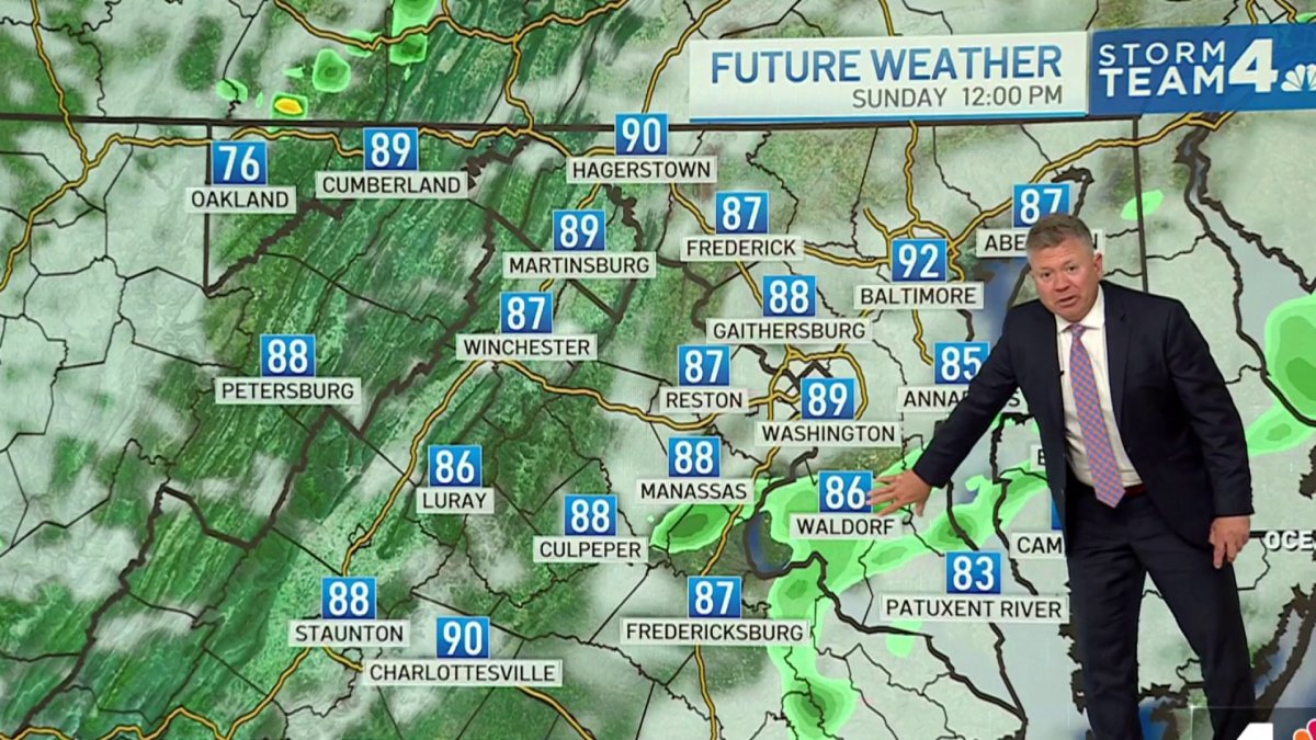 Daytime weather, June 30 – NBC4 Washington