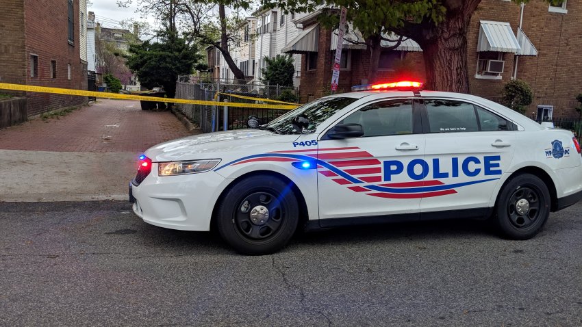 WASHINGTON, DC – A Washington Metropolitan Police car at the scene of an incident.
(Photo by Clarence Williams/TWP)