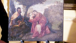 renaissance painting once stolen and found at bus stop could sell for $32 million at art auction
