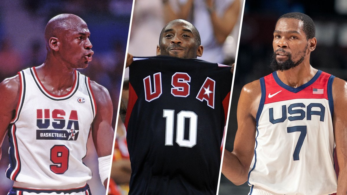 Team USA basketball jerseys throughout Olympic history NBC4 Washington