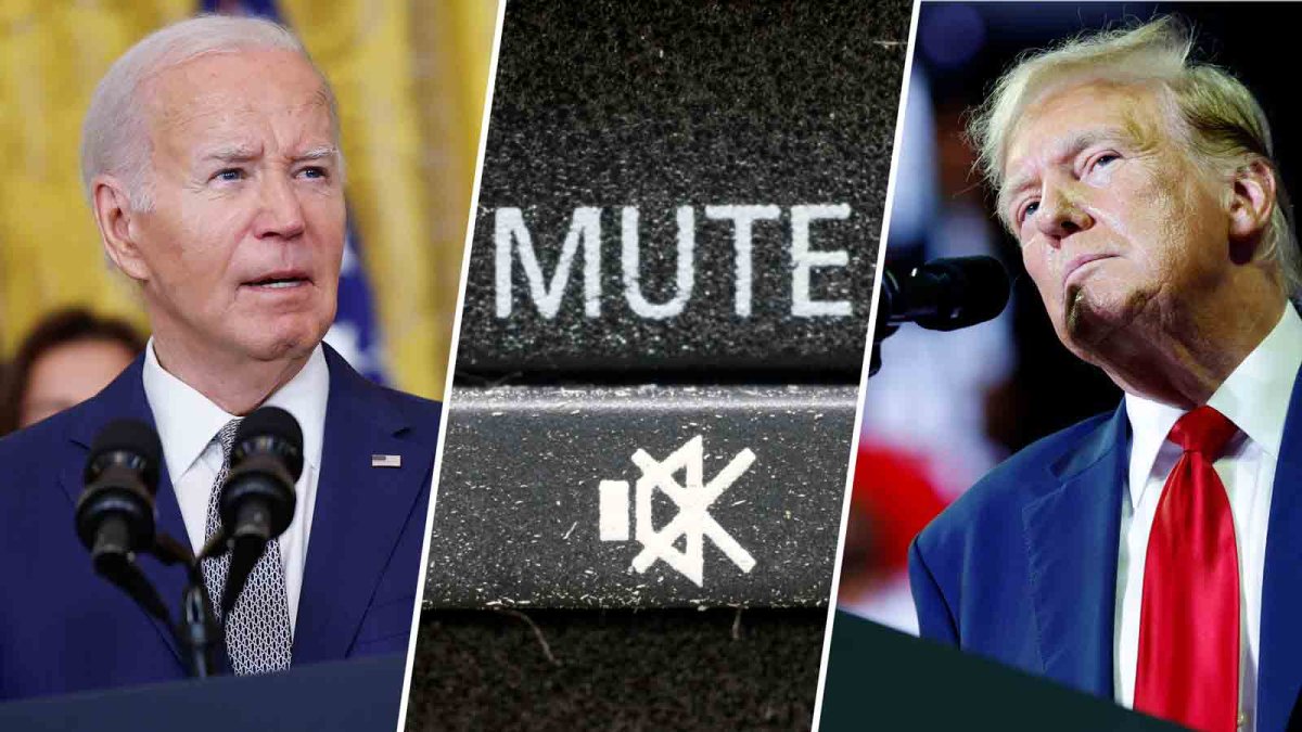 How does the mute button work during the presidential debate? NBC4