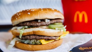 A McDonald’s Big Mac in Bangkok, Thailand, on June 8, 2024.